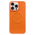 For iPhone 15 Pro Max 2 in 1 MagSafe Magnetic Silicone Leather Phone Case(Orange)