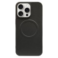 For iPhone 15 Pro Max 2 in 1 MagSafe Magnetic Silicone Leather Phone Case(Black)