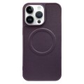 For iPhone 14 Pro 2 in 1 MagSafe Magnetic Silicone Leather Phone Case(Purple)