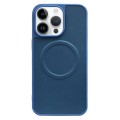 For iPhone 13 Pro 2 in 1 MagSafe Magnetic Silicone Leather Phone Case(Blue)