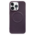 For iPhone 13 Pro 2 in 1 MagSafe Magnetic Silicone Leather Phone Case(Purple)