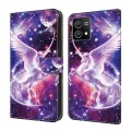 For Motorola Moto G Power 2023 Crystal Painted Leather Phone case(Unicorn)