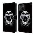 For Motorola Moto G Stylus 5G 2022 Crystal Painted Leather Phone case(Skull)