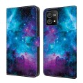 For Motorola Moto G Stylus 5G 2022 Crystal Painted Leather Phone case(Starry Sky)
