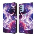 For Motorola Moto G31/G41 Crystal Painted Leather Phone case(Unicorn)