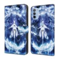 For Motorola Moto G31/G41 Crystal Painted Leather Phone case(Magic Fairy)