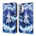 For Motorola Moto G52 4G/G82 Crystal Painted Leather Phone case(Magic Fairy)