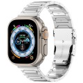 For Apple Watch Ultra 49mm I-Shaped Titanium Metal Watch Band(Mirror Silver)