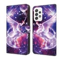 For OPPO A16/A16s/A54s/A54 4G/A55 5G Crystal Painted Leather Phone case(Unicorn)