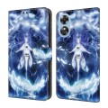 For OPPO A17 Crystal Painted Leather Phone case(Magic Fairy)