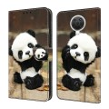 For Nokia G20 Crystal Painted Leather Phone case(Panda)