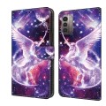 For Nokia G21/G11 Crystal Painted Leather Phone case(Unicorn)
