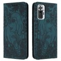 For Xiaomi Redmi Note 10 Pro 4G Retro Elephant Embossed Leather Phone Case(Green)