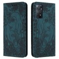 For Xiaomi Redmi Note 11 Pro 4G / 5G Global Retro Elephant Embossed Leather Phone Case(Green)