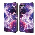 For iPhone 8 Plus/7 Plus Crystal Painted Leather Phone case(Unicorn)