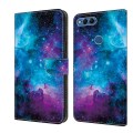 For Honor 9 Lite Crystal Painted Leather Phone case(Starry Sky)
