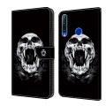 For Honor 20 lite/10 Lite Crystal Painted Leather Phone case(Skull)