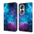 For Honor 90 Pro Crystal Painted Leather Phone case(Starry Sky)
