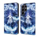 For Samsung Galaxy S22 Ultra 5G Crystal Painted Leather Phone case(Magic Fairy)