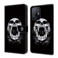 For Xiaomi 11T Pro Crystal Painted Leather Phone case(Skull)