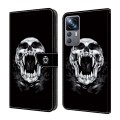 For Xiaomi 12T Pro Crystal Painted Leather Phone case(Skull)