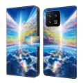 For Xiaomi 13 Crystal Painted Leather Phone case(Colorful Sky)