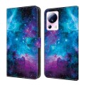 For Xiaomi 13 Lite Crystal Painted Leather Phone case(Starry Sky)