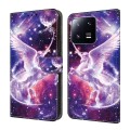 For Xiaomi 13 Pro Crystal Painted Leather Phone case(Unicorn)
