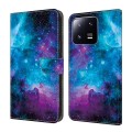 For Xiaomi 13 Pro Crystal Painted Leather Phone case(Starry Sky)