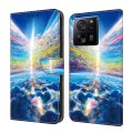 For Xiaomi 13T Pro Crystal Painted Leather Phone case(Colorful Sky)