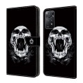 For Xiaomi Redmi Note 11 Global Crystal Painted Leather Phone case(Skull)