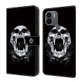 For Xiaomi Redmi A1/A1+ Crystal Painted Leather Phone case(Skull)