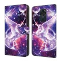 For Xiaomi Redmi Note 9/10X 4G Crystal Painted Leather Phone case(Unicorn)