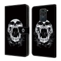 For Xiaomi Redmi Note 9/10X 4G Crystal Painted Leather Phone case(Skull)