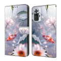 For Xiaomi Redmi Note 10 Pro Crystal Painted Leather Phone case(Koi)