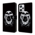 For Xiaomi Redmi Note 12 Pro 5G Global Crystal Painted Leather Phone case(Skull)