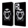 For Xiaomi Redmi Note 12 Pro+ 5G Global Crystal Painted Leather Phone case(Skull)