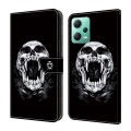 For Xiaomi Redmi Note 12 4G Global Crystal Painted Leather Phone case(Skull)