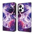 For Xiaomi Redmi Note 13 4G Crystal Painted Leather Phone case(Unicorn)