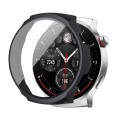 For Aigo Smart Watch V8 PC + Tempered Film Integrated Watch Protective Case(Black)