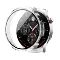 For Aigo Smart Watch V8 PC + Tempered Film Integrated Watch Protective Case(Transparent)