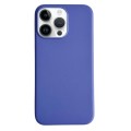 For iPhone 15 Pro Pure Color Leather Magsafe Magnetic Phone Case(Blue)