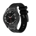 22mm Flat Head Silicone Watch Band(Full Black)