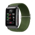 For Huawei Watch D Adjustable Woven Nylon Watch Band(Army Green)