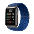 For Huawei Watch D Adjustable Woven Nylon Watch Band(Dark Blue)