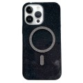 For iPhone 14 Pro Glitter MagSafe Magnetic TPU Phone Case(Black)
