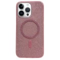 For iPhone 14 Pro Max Glitter MagSafe Magnetic TPU Phone Case(Pink)