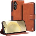 For Samsung Galaxy A35 5G IMAK Count Series Flip Leather Phone Case(Brown)