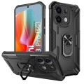 For Xiaomi Redmi Note 13 Pro 5G Warship Armor 2 in 1 Shockproof Phone Case(Black)