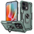 For Xiaomi Redmi Note 13 Pro 5G Warship Armor 2 in 1 Shockproof Phone Case(Dark Green)